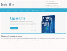 Tablet Screenshot of legionelite.com